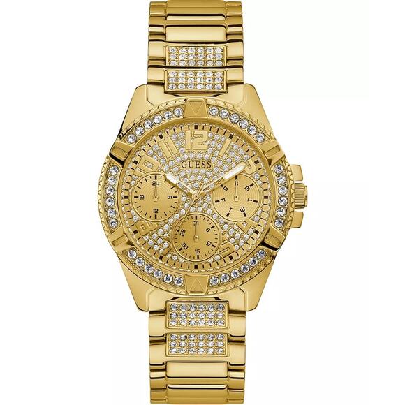 GUESS Unisex Gold-Tone Stainless Steel Bracelet Watch 40mm - Picture 1 of 13
